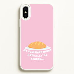 My Soulmate Might Actually Be Carbs  - Mamma Mia Phone Case for iPhone XS Max