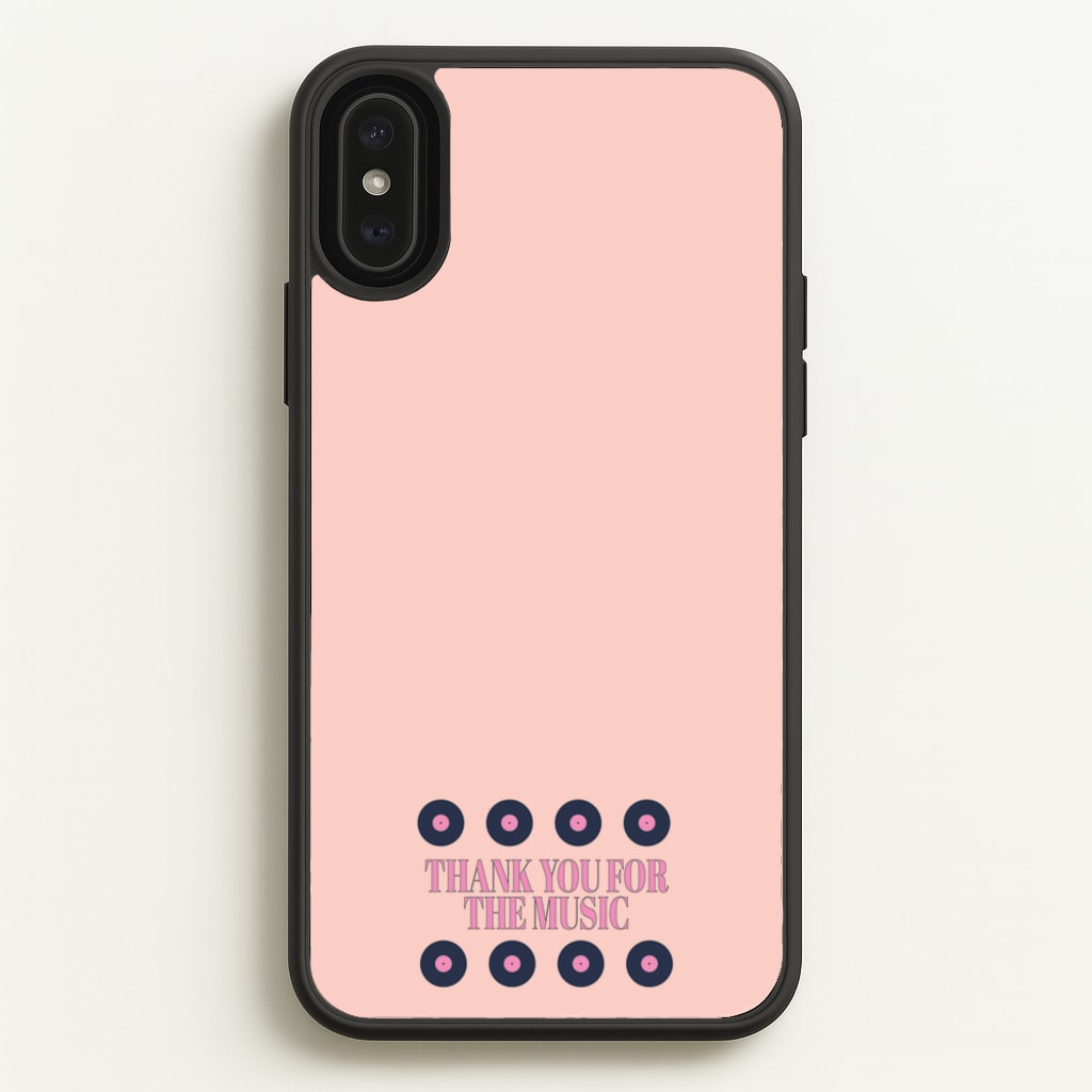 Thank You For The Music - Mamma Mia  - Mamma Mia Phone Case for iPhone XS Max