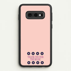 Thank You For The Music - Mamma Mia  - Mamma Mia Phone Case for Galaxy S10e