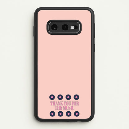 Thank You For The Music - Mamma Mia  - Mamma Mia Phone Case for Galaxy S10e