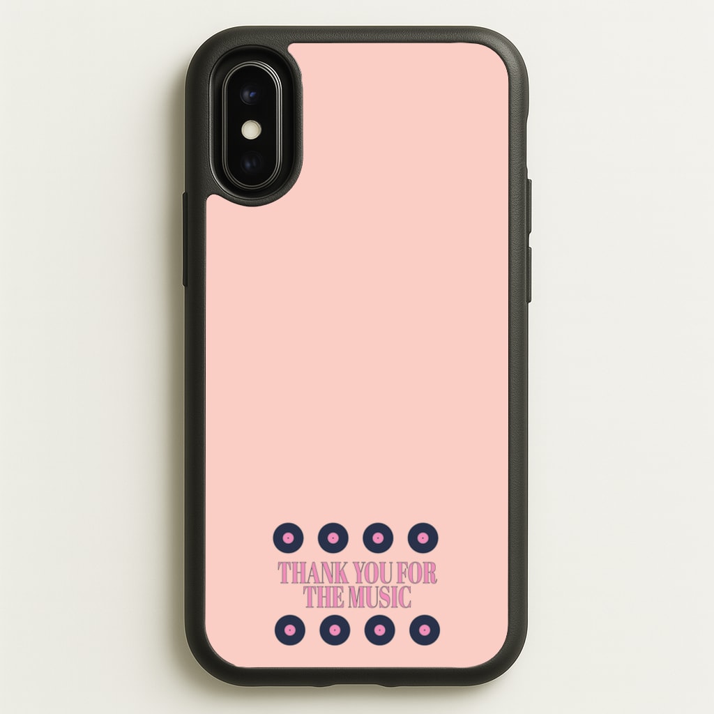 Thank You For The Music - Mamma Mia  - Mamma Mia Phone Case for iPhone X / XS