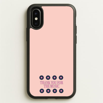 Thank You For The Music - Mamma Mia  - Mamma Mia Phone Case for iPhone X / XS