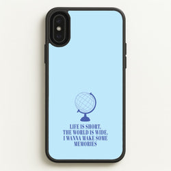Life Is Short The World Is Wide - Mamma Mia  - Mamma Mia Phone Case for iPhone XS Max