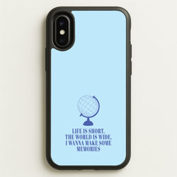 Life Is Short The World Is Wide - Mamma Mia  - Mamma Mia Phone Case for iPhone X / XS