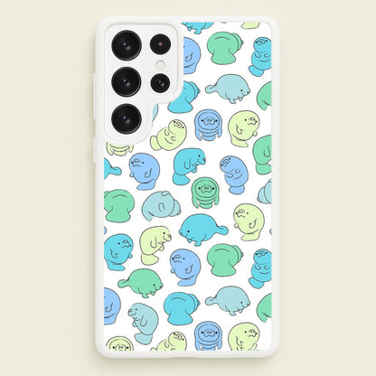 Manatee Party  -  Phone Case for Galaxy S22 Ultra