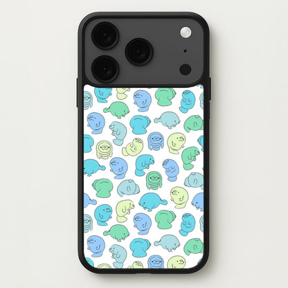 Manatee Party Phone Case for iPhone 17 Pro Max