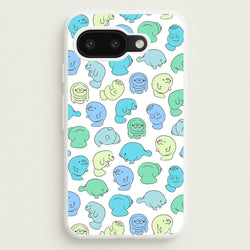 Manatee Party  -  Phone Case for Google Pixel 9a