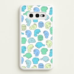 Manatee Party  -  Phone Case for Galaxy S10e