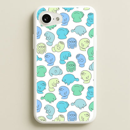 Manatee Party  -  Phone Case for iPhone 16e