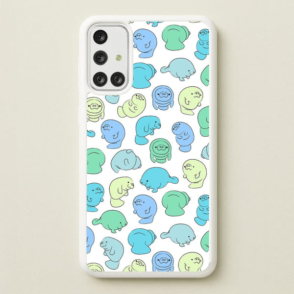 Manatee Party  -  Phone Case for Galaxy A71