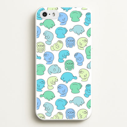 Manatee Party  -  Phone Case for iPhone 5 / 5s / SE 2016