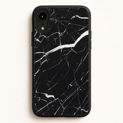 Black & White Marble Pattern  - marble Phone Case for iPhone XR