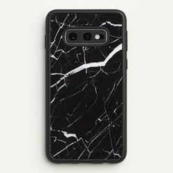 Black & White Marble Pattern  - marble Phone Case for Galaxy S10e