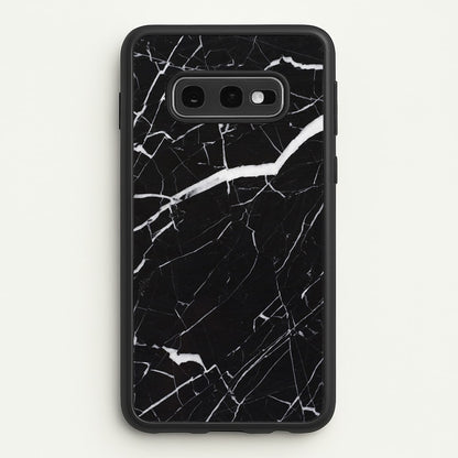 Black & White Marble Pattern  - marble Phone Case for Galaxy S10e