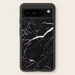 Black & White Marble Pattern  - marble Phone Case for Google Pixel 8 Pro