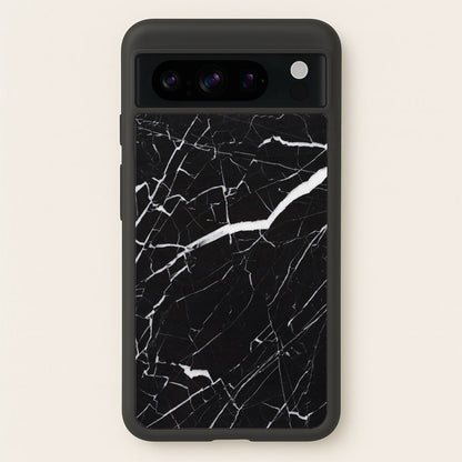 Black & White Marble Pattern  - marble Phone Case for Google Pixel 8 Pro