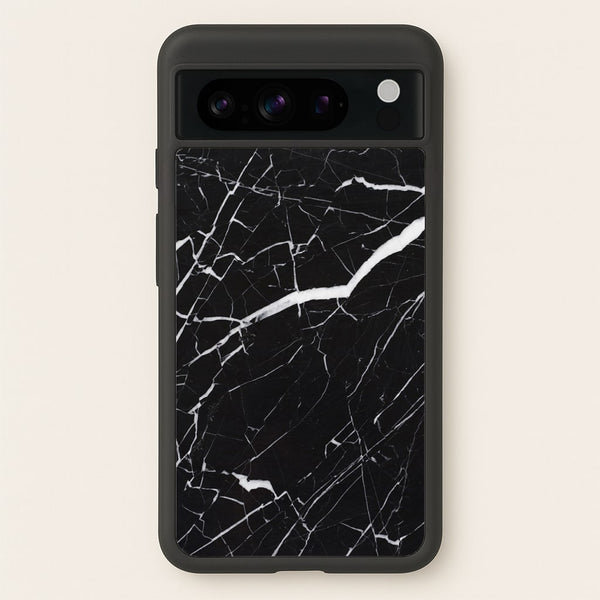 Black & White Marble Pattern  - marble Phone Case for Google Pixel 8 Pro