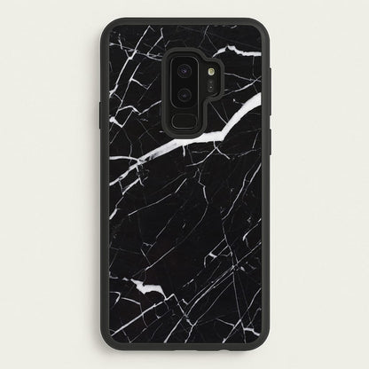 Black & White Marble Pattern  - marble Phone Case for Galaxy S9 Plus