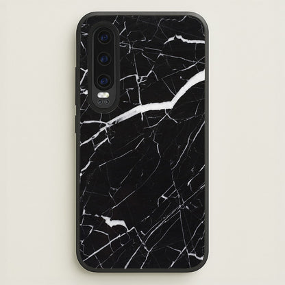 Black & White Marble Pattern  - marble Phone Case for Huawei P30