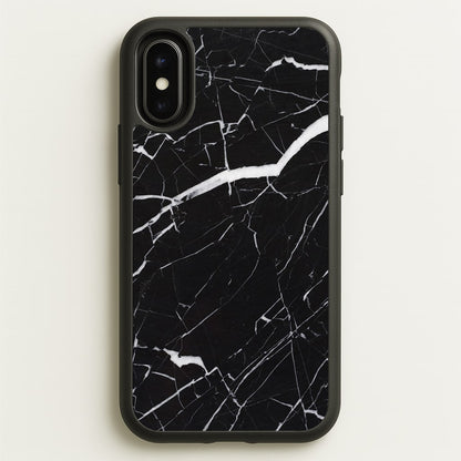 Black & White Marble Pattern  - marble Phone Case for iPhone X / XS