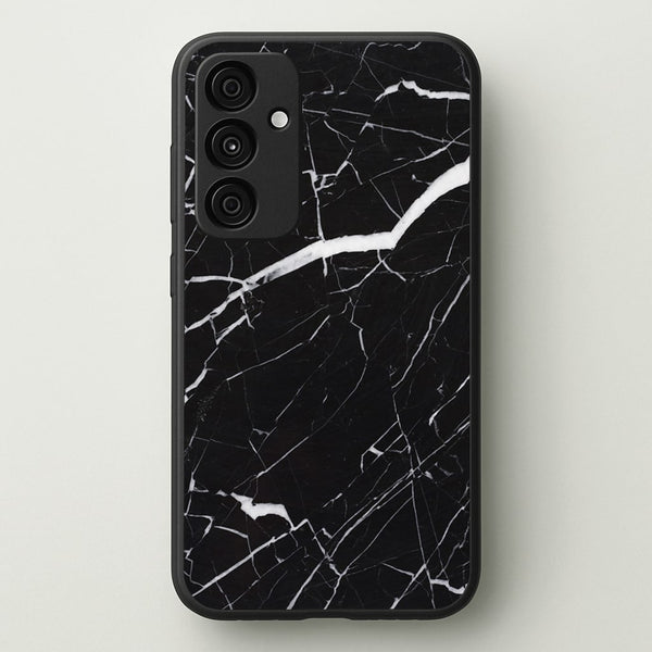 Black & White Marble Pattern  - marble Phone Case for Galaxy A35
