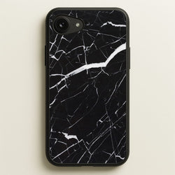 Black & White Marble Pattern  - marble Phone Case for iPhone 16e