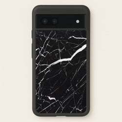 Black & White Marble Pattern  - marble Phone Case for Google Pixel 6a