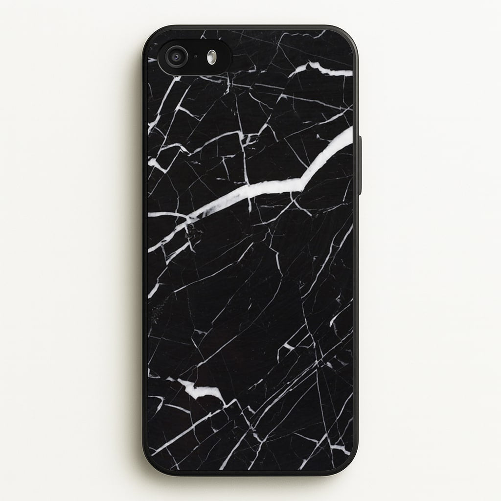 Black & White Marble Pattern  - marble Phone Case for iPhone 5 / 5s / SE 2016