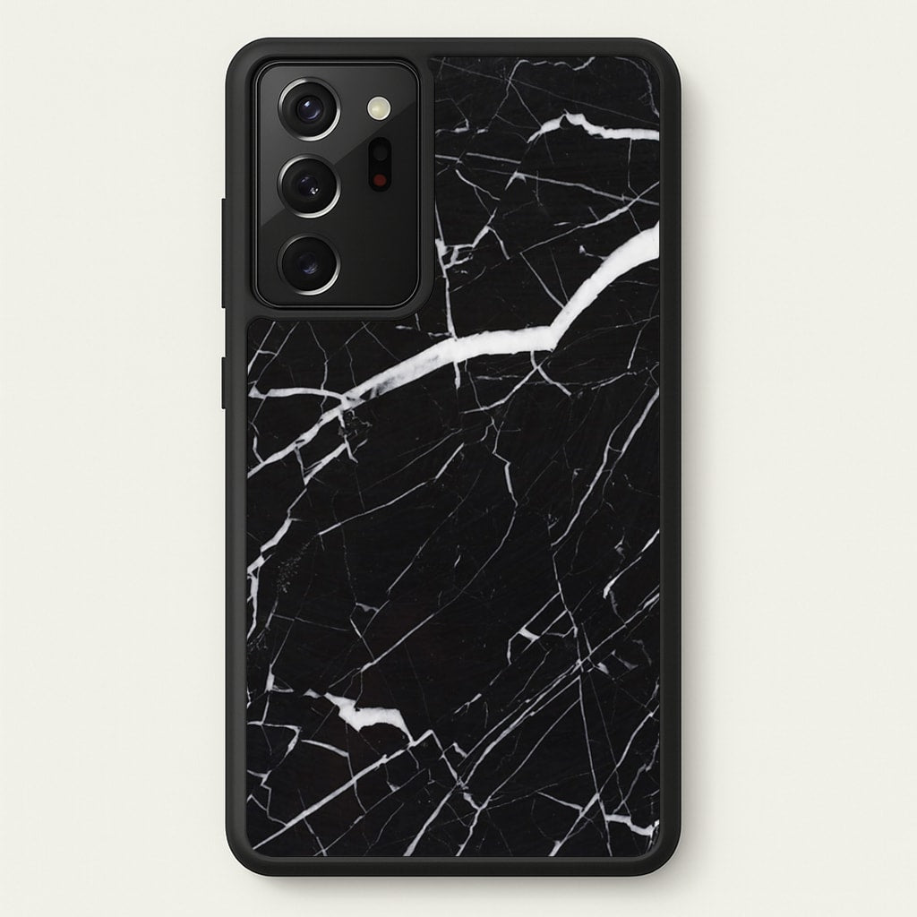 Black & White Marble Pattern  - marble Phone Case for Galaxy Note 20 Ultra
