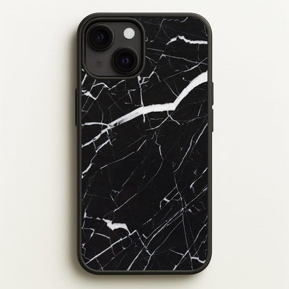 Black & White Marble Pattern  - marble Phone Case for iPhone 13