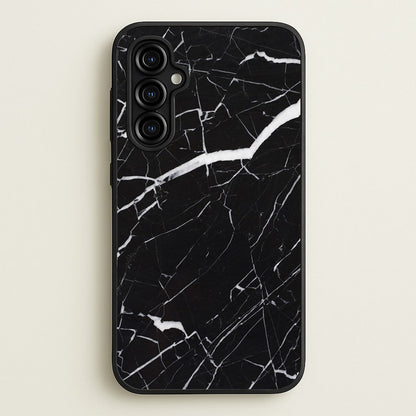 Black & White Marble Pattern  - marble Phone Case for Galaxy A54