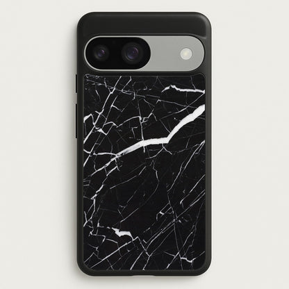Black & White Marble Pattern  - marble Phone Case for Google Pixel 9 / 9 Pro