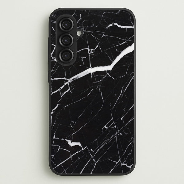 Black & White Marble Pattern  - marble Phone Case for Galaxy S23FE