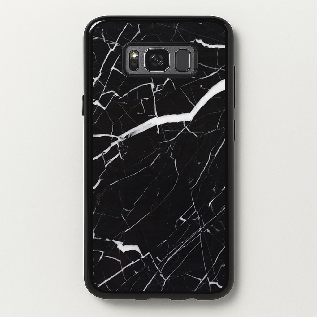 Black & White Marble Pattern  - marble Phone Case for Galaxy S8