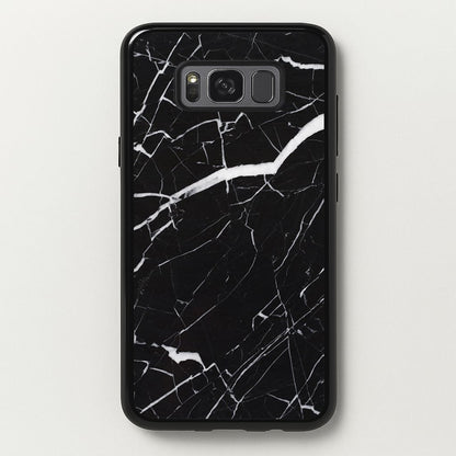 Black & White Marble Pattern  - marble Phone Case for Galaxy S8