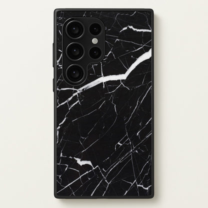 Black & White Marble Pattern  - marble Phone Case for Galaxy S24 Ultra
