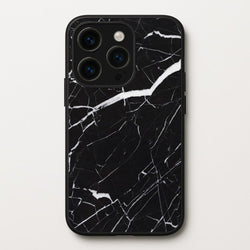 Black & White Marble Pattern  - marble Phone Case for iPhone 14 Pro