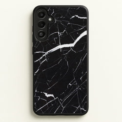 Black & White Marble Pattern  - marble Phone Case for Galaxy A34