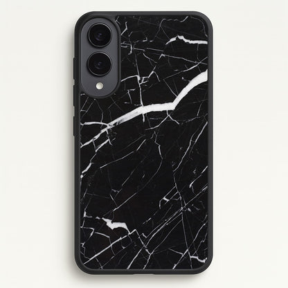 Black & White Marble Pattern  - marble Phone Case for Galaxy S25 Edge