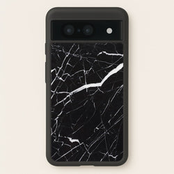 Black & White Marble Pattern  - marble Phone Case for Google Pixel 8