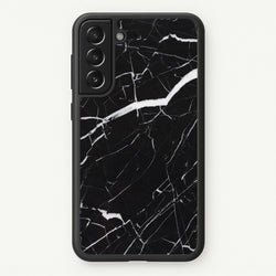 Black & White Marble Pattern  - marble Phone Case for Galaxy S21 Plus