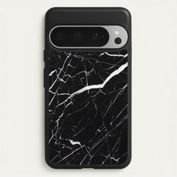 Black & White Marble Pattern  - marble Phone Case for Google Pixel 9 Pro XL