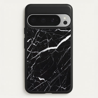 Black & White Marble Pattern  - marble Phone Case for Google Pixel 9 Pro XL