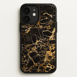 Black & Gold Marble Pattern  - marble Phone Case for iPhone 11