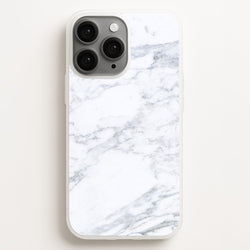 White Marble Pattern  - marble Phone Case for iPhone 16 Pro Max
