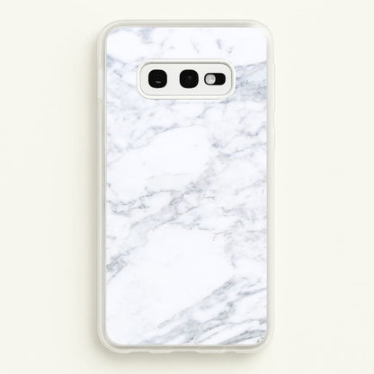 White Marble Pattern  - marble Phone Case for Galaxy S10e