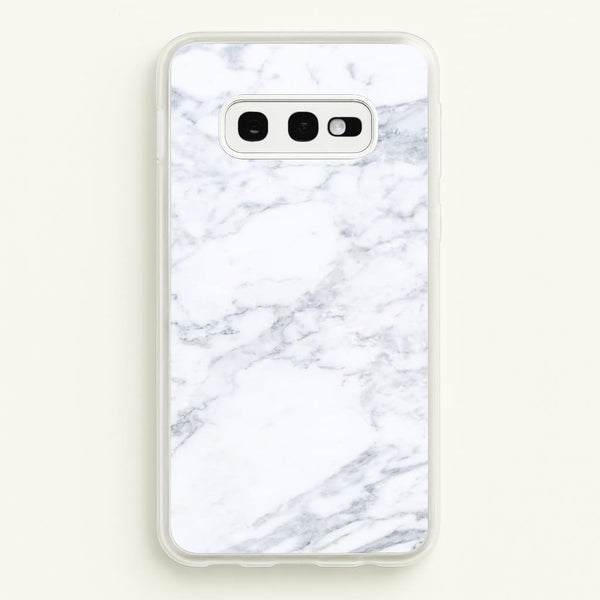 White Marble Pattern  - marble Phone Case for Galaxy S10e