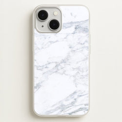 White Marble Pattern  - marble Phone Case for iPhone 13 Mini