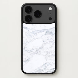 White Marble Pattern Phone Case for iPhone 17 Pro