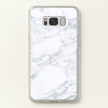 White Marble Pattern  - marble Phone Case for Galaxy S8
